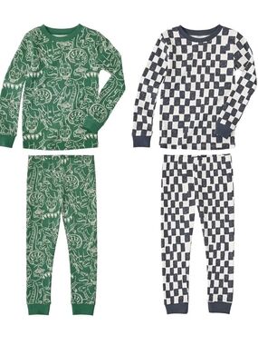 4T Lot Of 5 Long Sleeve Pajama Set